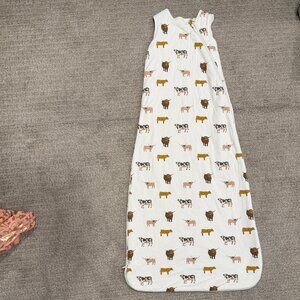 Kyte BABY Sleep Sack Wearable Blanket 1.0 Tog, large 18-36 months, moo cow